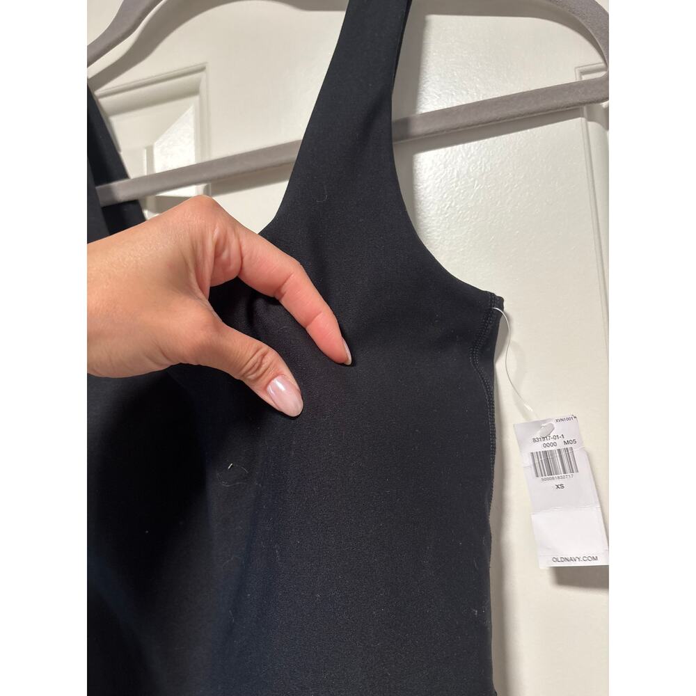 Old Navy Women's PowerSoft Go-Dry Black Flare Leg Jumpsuit XS - Picture 8 of 10
